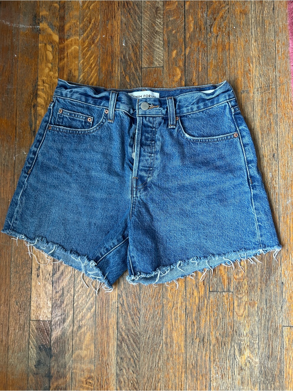 Denim Forum Aritzia ex boyfriend Women's Shorts - Blue